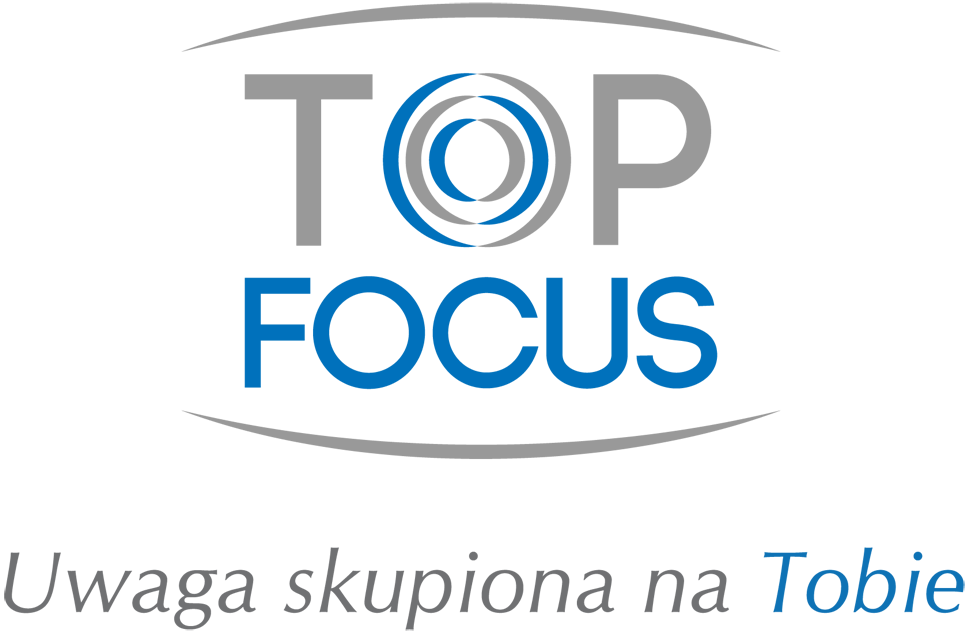 Logo Top Focus – Uwaga skupiona na Tobie. Kliknij aby przejść do Strony Głównej.